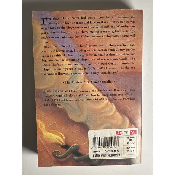 Harry Potter and the Chamber of Secrets by Rowling, J. K. book (paperback) VTG - Picture 2 of 8